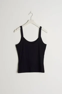Gina Tricot Tight fit rib inget Svart Discount