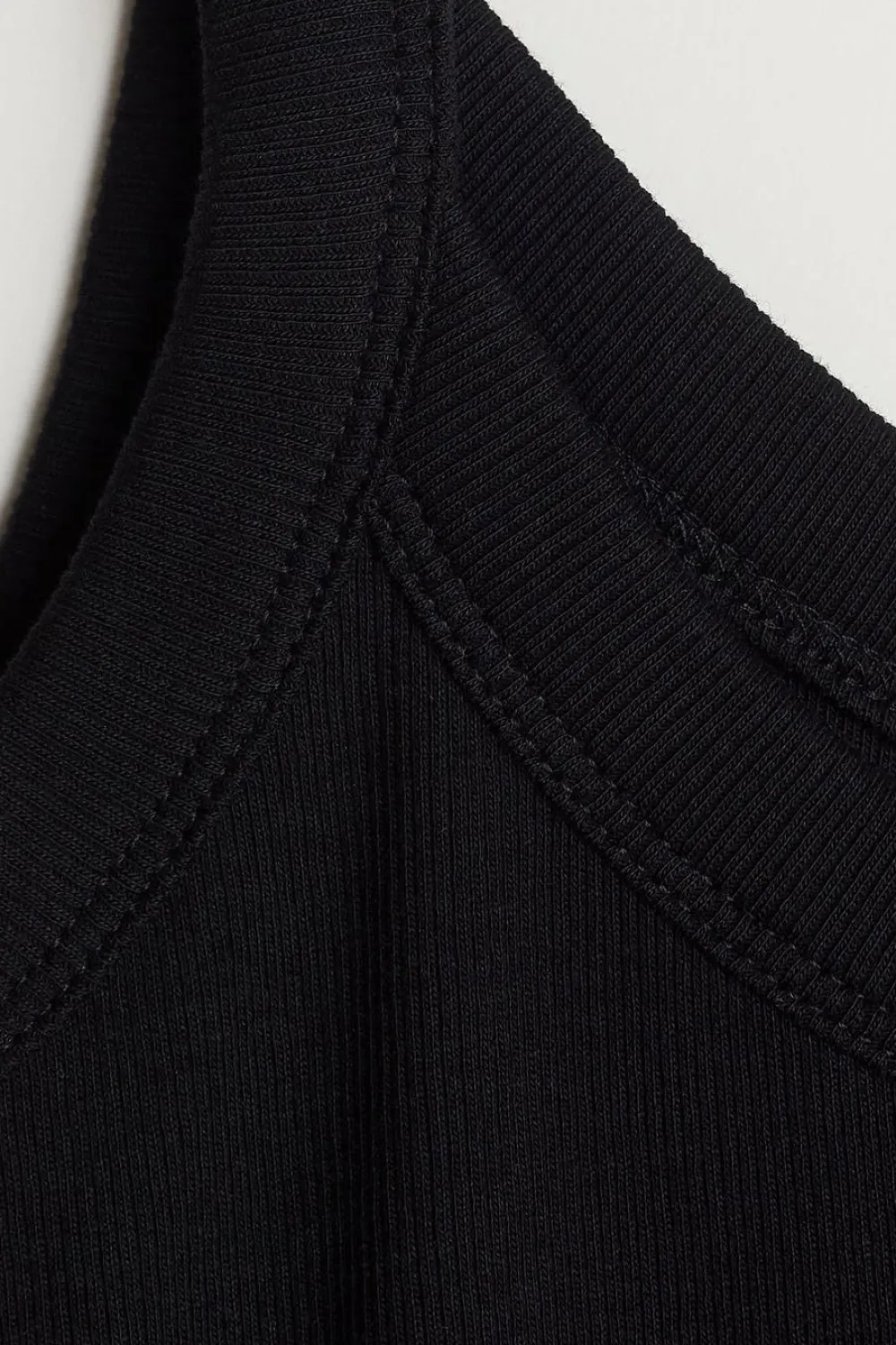 Gina Tricot Tight fit rib inget Svart Discount