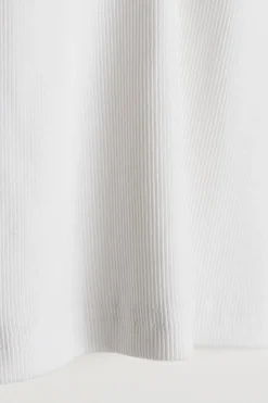 Gina Tricot Tight fit rib inget Hvit Online