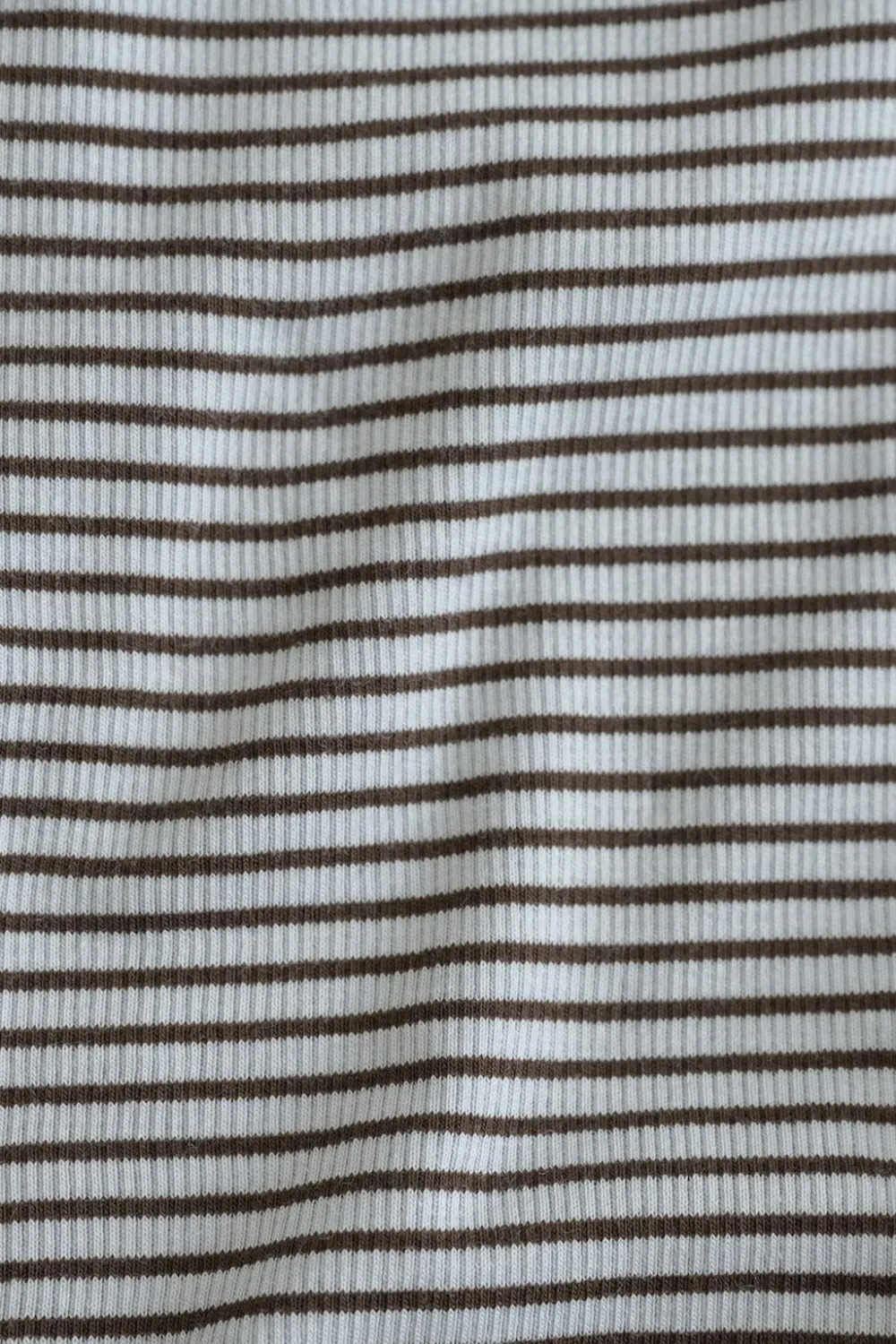 Gina Tricot Tight fit rib inget Blå Outlet