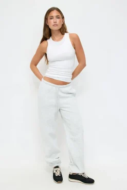 Gina Tricot Tight fit rib tank Hvit