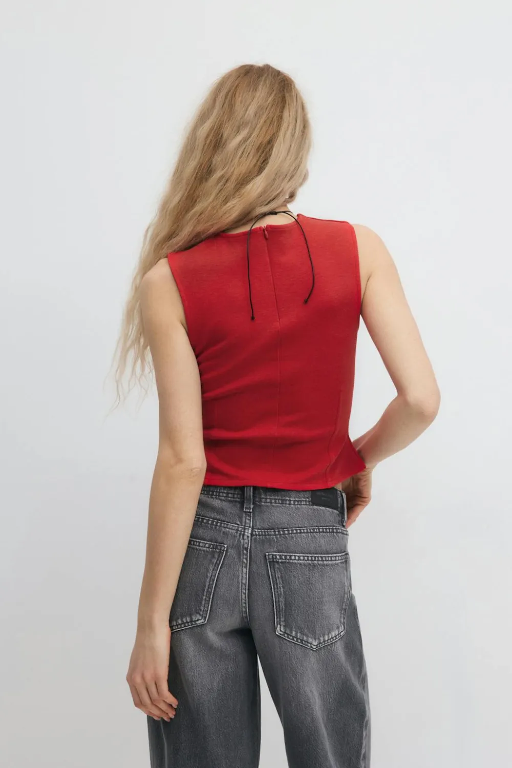 Gina Tricot Tight top Rød Hot