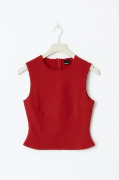 Gina Tricot Tight top Rød Hot