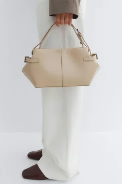Gina Tricot Top handle bag Beige New