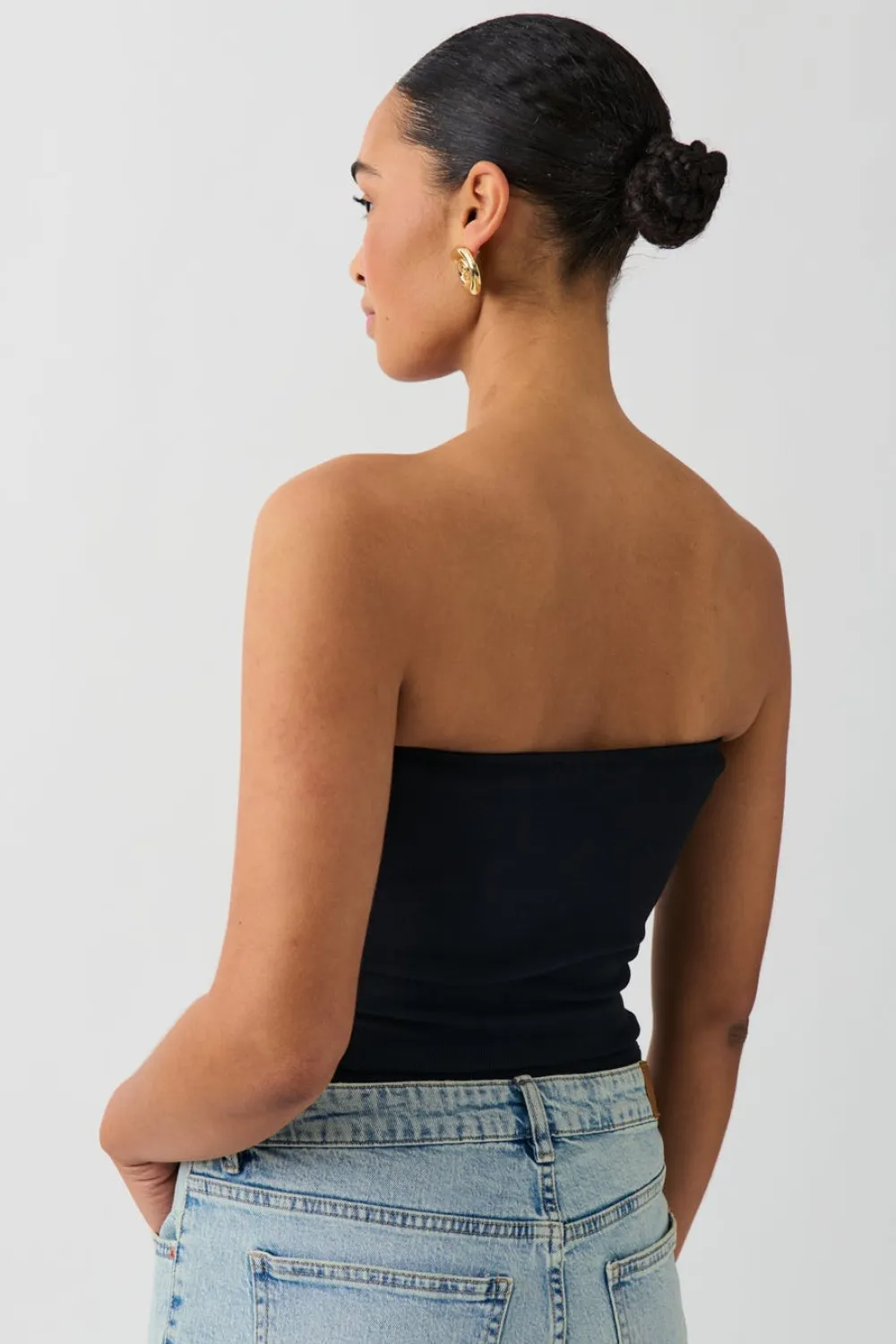 Gina Tricot Tube top Svart Online
