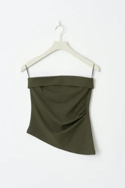 Gina Tricot Tube top Grønn Outlet