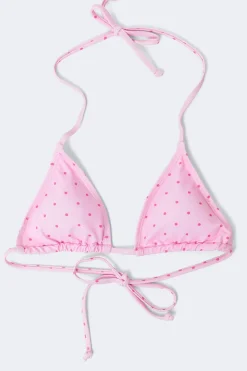 Gina Tricot 14+ tuu triange bikini top Rosa Discount