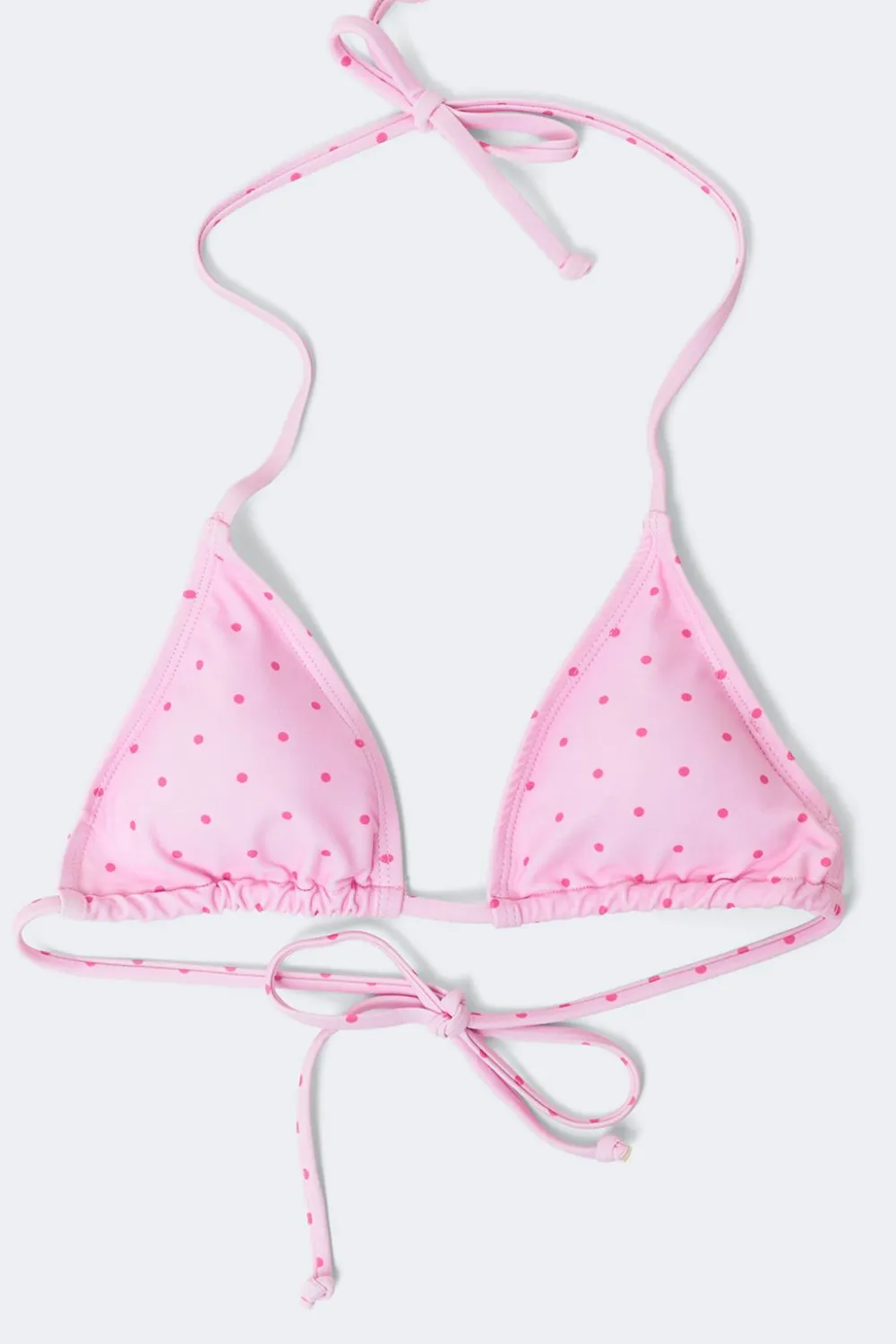 Gina Tricot 14+ tuu triange bikini top Rosa Discount