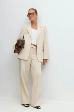 Gina Tricot Twi bazer Beige Outlet