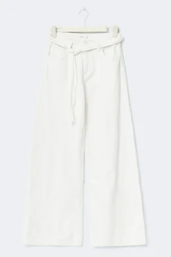 Gina Tricot Twisted wide jeans Hvit Sale