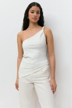 Gina Tricot Twit top Hvit Hot