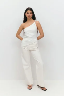 Gina Tricot Twit top Hvit Hot