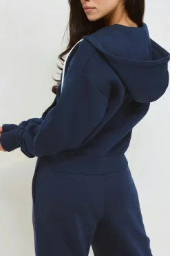 Gina Tricot Utiate zip hoodie Blå New