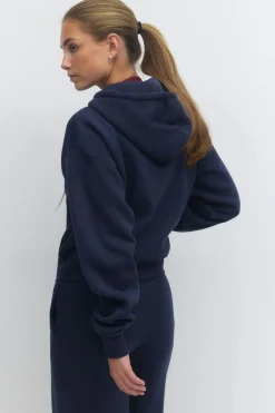 Gina Tricot Utiate zip hoodie Blå New