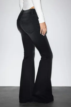 Gina Tricot Ultra flare jeans Svart Sale