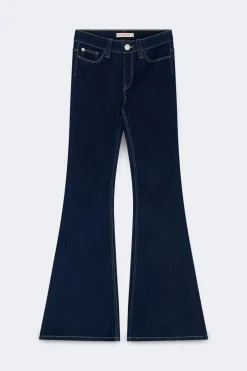 Gina Tricot Ultra flare petite jeans Blå Discount