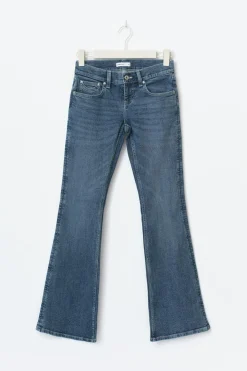 Gina Tricot Ultra low bootcut jeans Blå Best