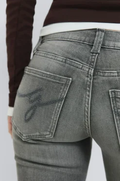 Gina Tricot Ultra low bootcut jeans Svart Outlet