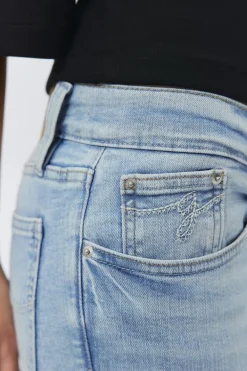 Gina Tricot Ultra low bootcut jeans Blå Sale