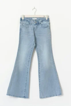 Gina Tricot Ultra low flare jeans Blå Online