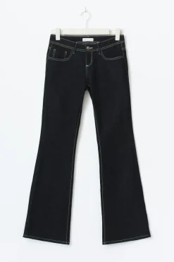 Gina Tricot Ultra low flare jeans Blå