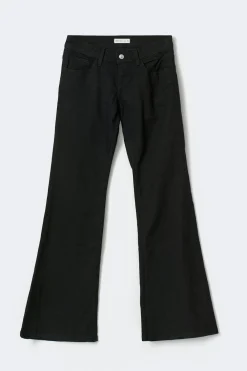 Gina Tricot Ultra low flare tall jeans Svart Outlet