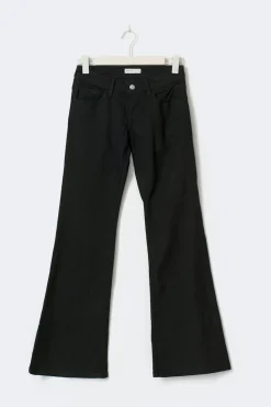 Gina Tricot Ultra low flare tall jeans Svart New