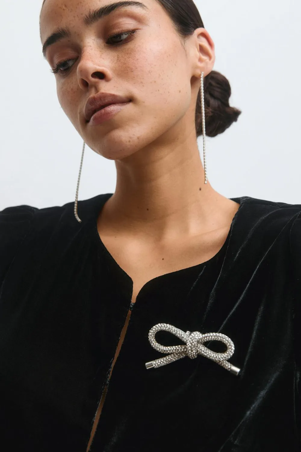 Gina Tricot Veour top Svart Online