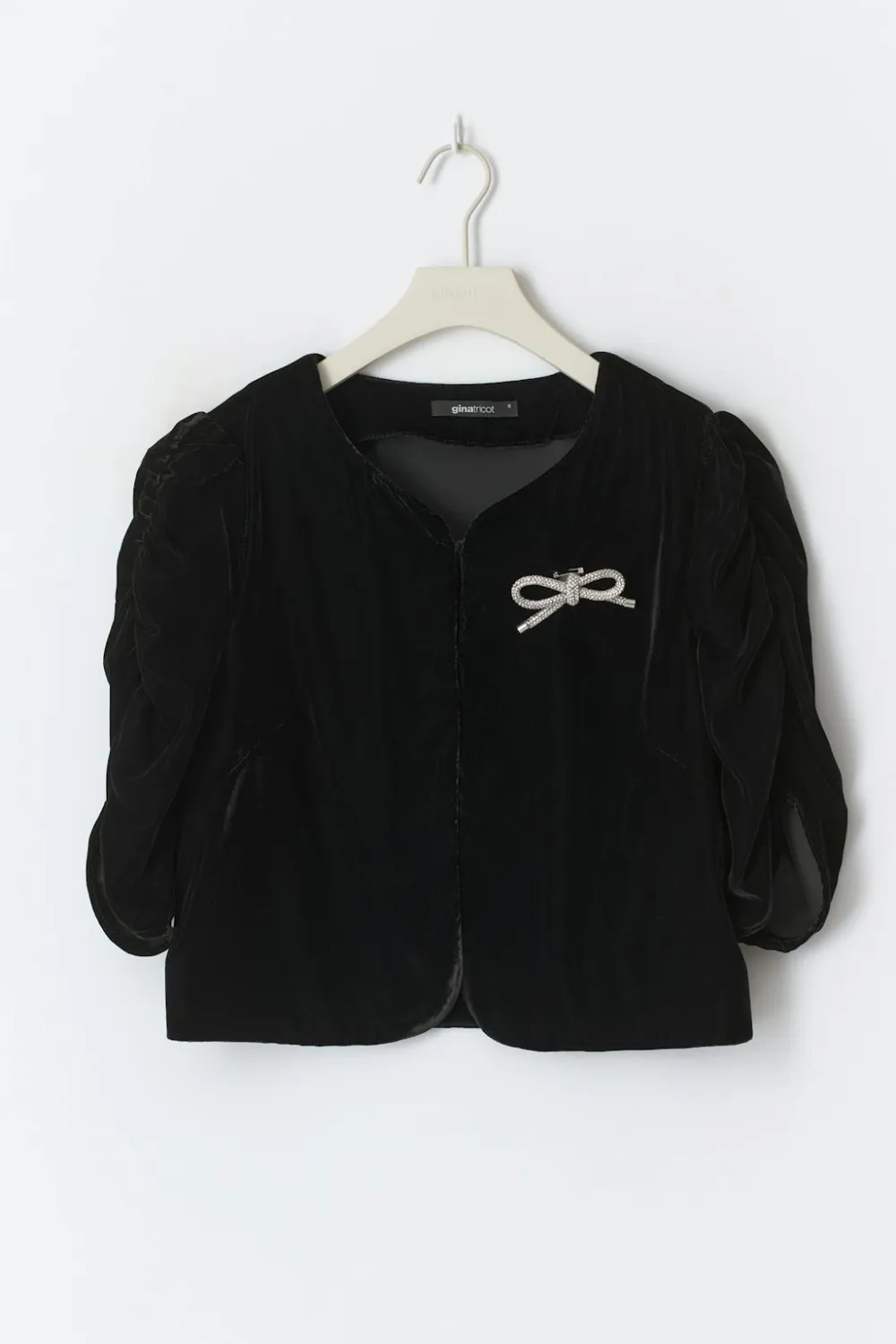 Gina Tricot Veour top Svart Online