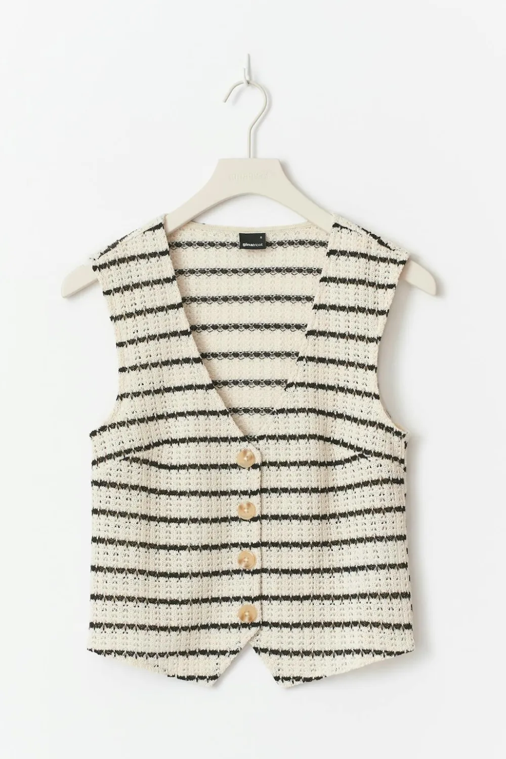 Gina Tricot Vet top Hvit Clearance