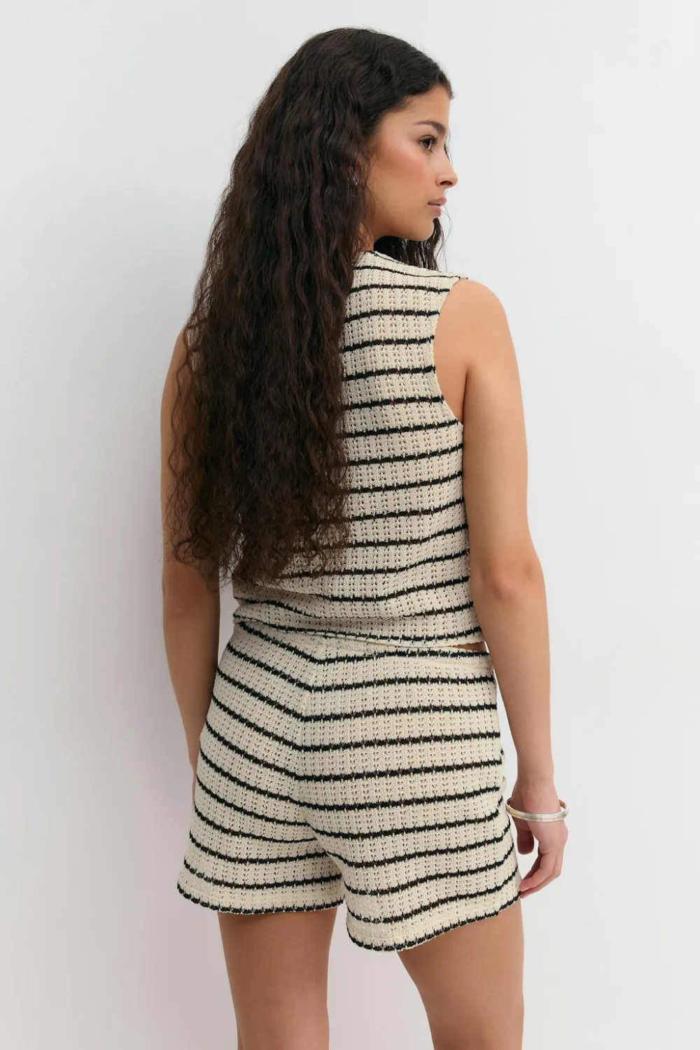 Gina Tricot Vet top Hvit Clearance
