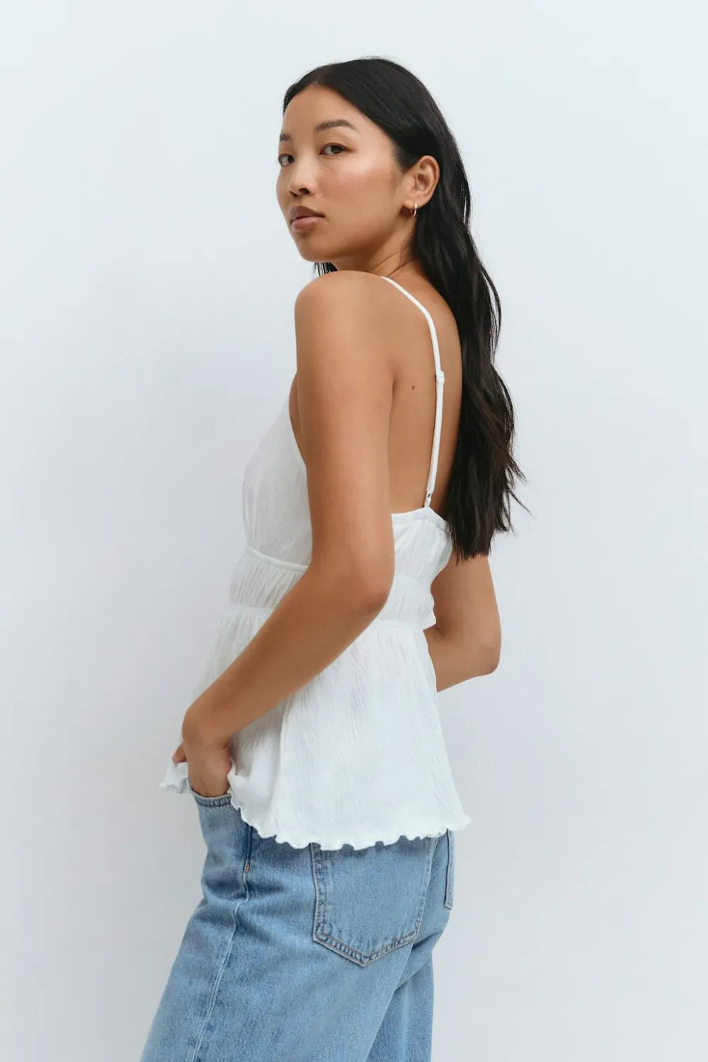 Gina Tricot Wait detai inget Hvit Hot