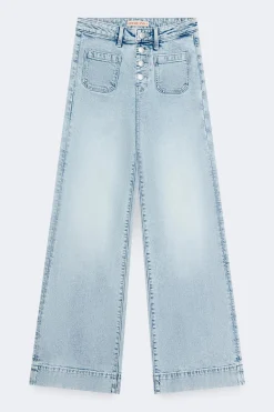 Gina Tricot Waist hug flare jeans Blå Best