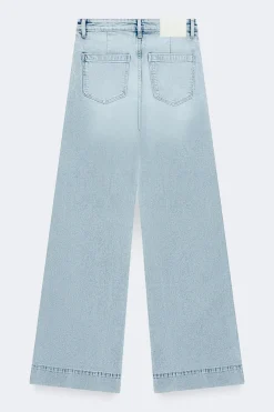 Gina Tricot Waist hug flare jeans Blå Best
