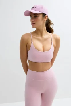 Gina Tricot Washed cotton cap Rosa