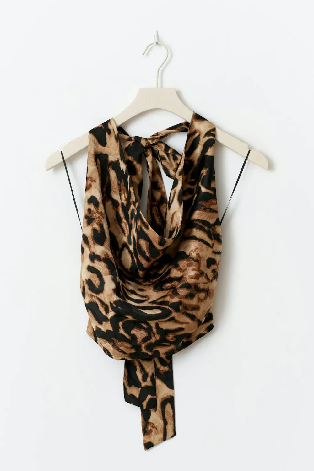 Gina Tricot Waterfall top Brun Sale