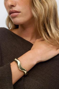 Gina Tricot Wave bracelet Gull Clearance