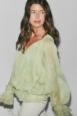 Gina Tricot Wavy boue Grønn Discount