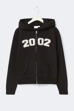 Gina Tricot 14+ 2 way zip hoodie Brun