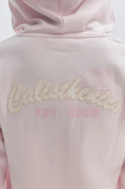 Gina Tricot 14+ 2 way zip hoodie Rosa Online