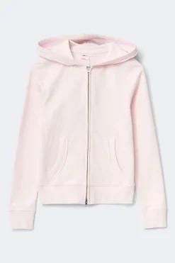 Gina Tricot 14+ 2 way zip hoodie Rosa Online