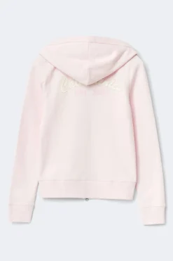 Gina Tricot 14+ 2 way zip hoodie Rosa Online
