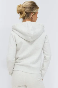 Gina Tricot 14+ 2 way zip hoodie Grå Clearance