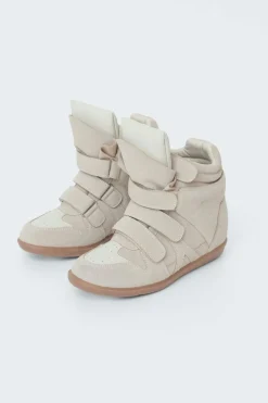 Gina Tricot 14+ wedge sneakers Beige Sale