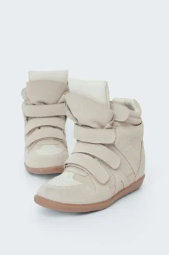 Gina Tricot 14+ wedge sneakers Beige Sale