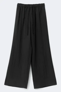 Gina Tricot Wide drawtring trouer Svart Hot