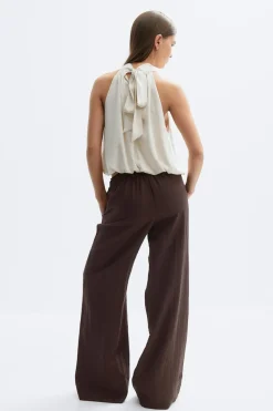 Gina Tricot Wide drawtring trouer Brun Best