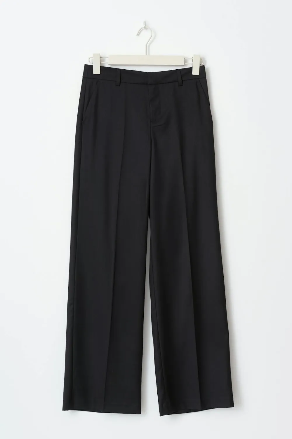 Gina Tricot Wide leg suit trousers Svart