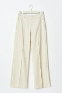 Gina Tricot Wide leg suit trousers Beige Hot