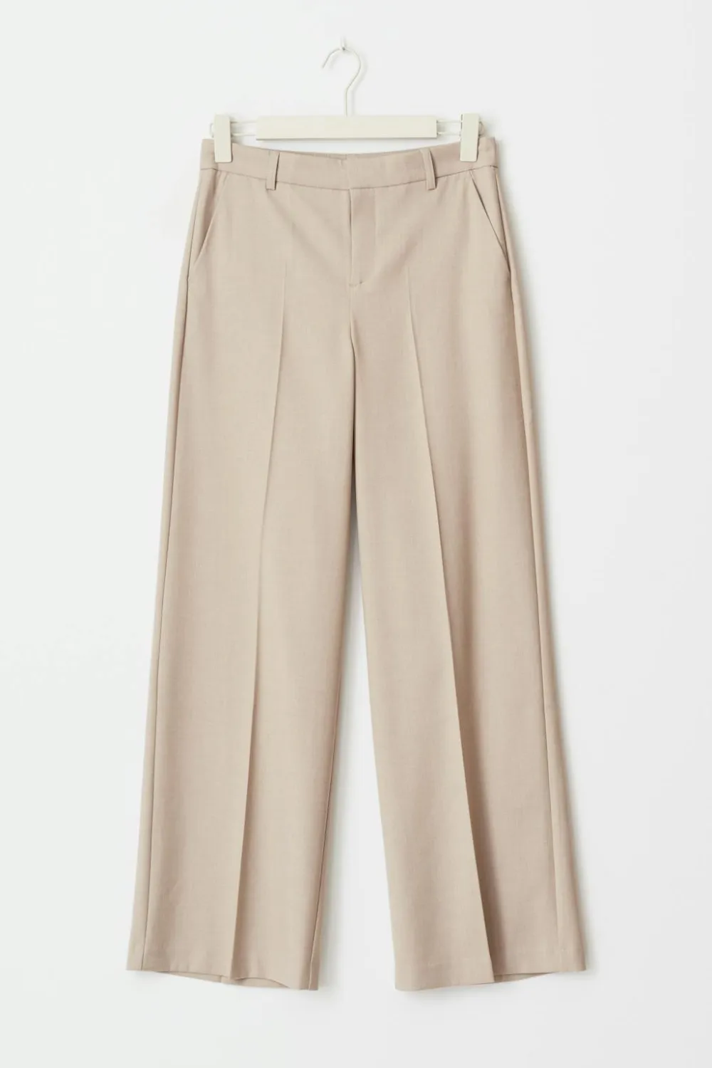 Gina Tricot Wide leg suit trousers Beige Best